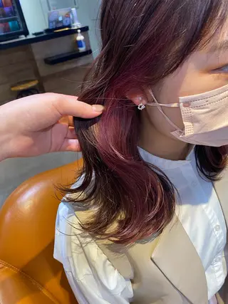 ミディアム GO TODAY SHAiRE SALON 原宿Stella店所属・𓍯柔らかhair 𓍯 yukinoのヘアスタイル