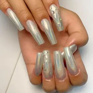 ロング ネイル 下妻市ﾈｲﾙｻﾛﾝ M_styleのネイルデザイン