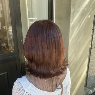 セミロング カラー ✂︎透明感カラー特化 /日和優真✂︎のヘアスタイル