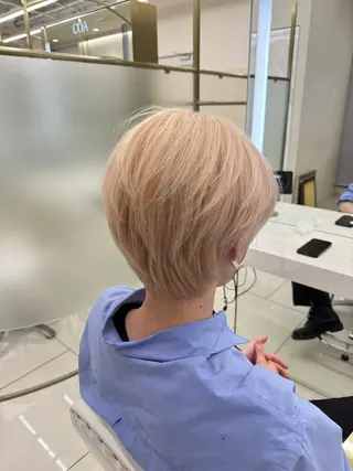 ショート COA GINZA 空也/前髪/顔まわりのヘアスタイル