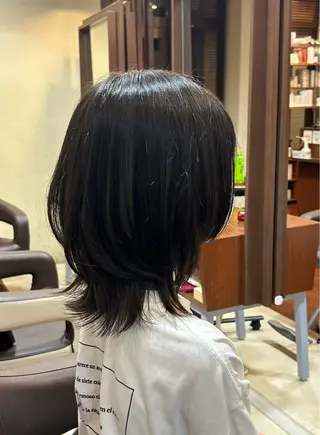 ミディアム 濱野 るりかのヘアスタイル