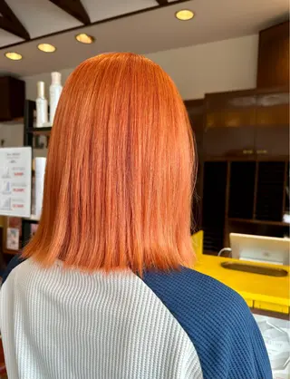 ミディアム カラー Lin.所属・ハイトーン/デザイン カラー/大輔のヘアスタイル