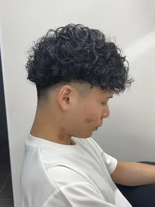 ショート メンズ パーマ メンズパーマ/ メンズカット/タクヤのヘアスタイル