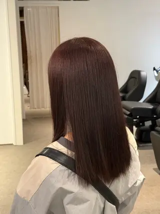 セミロング カラー カラー🌈／ 髪質改善✨／凜太郎のヘアスタイル