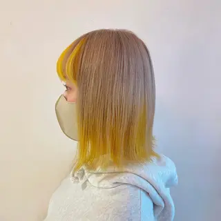 ミディアム カラー デザインカラー髪質 改善Lilithのその他イメージ