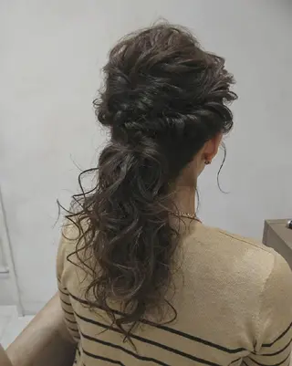 ロング ヘアアレンジ nagane sayakaのヘアスタイル