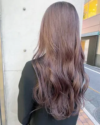 ロング カラー JIL BLAN 京都所属・RU RIのヘアスタイル