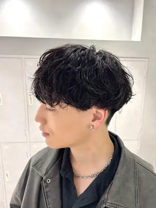 パーマ メンズ メンズカット松戸/韓 国/メンズパーマ航太のヘアスタイル