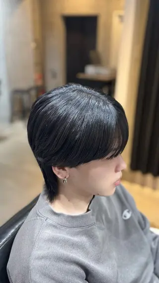 メンズ 韓国&メンズウルフ 高森蓮のヘアスタイル