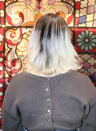 ミディアム カラー LAMP HAIR  ランプヘアー所属・徳永 博志のヘアスタイル