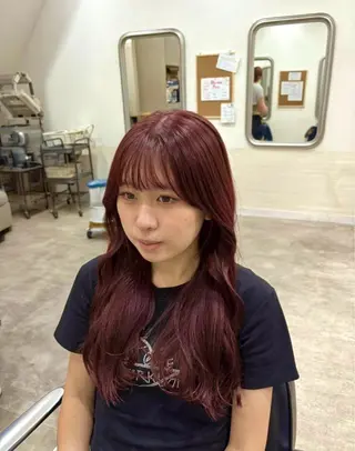 カラー 艶髪🥣透明感カラー 🫧前田奈津実のヘアスタイル