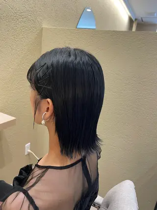 ミディアム ヘアアレンジ 大賀 祐未のヘアスタイル