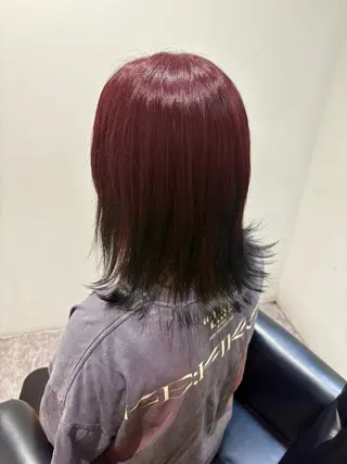 ミディアム よしえ /心斎橋美容室のヘアスタイル