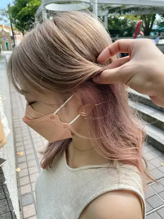 ロング カラー matiz マティス　表参道所属・💜アンブレラカラー 髪質改善　丸尾】のヘアスタイル