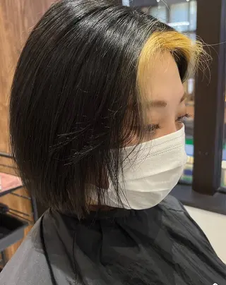 カラー RIO🩶NEXT/ エクステ/ハイトーンのヘアスタイル