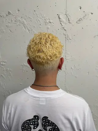 ショート カラー パーマ メンズ 💈メンズ特化💈 TASUKUのヘアスタイル