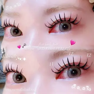 マツエク・マツパ eyelist kako🦋のマツエク・マツパデザイン