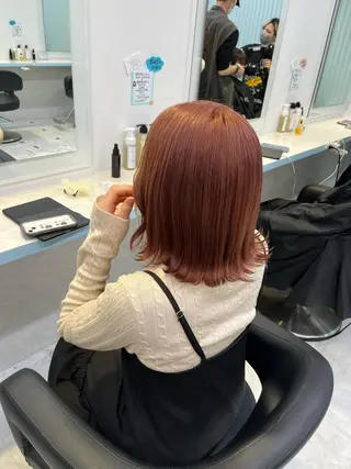 ミディアム カラー ヘアアレンジ 愛されカラー🩷 はるなのヘアスタイル