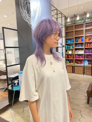 セミロング COCOLOeAST所属・yumeno🫧 ハイトーン/ボブ🕊のヘアスタイル