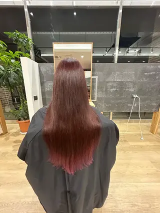 ロング カラー OPS  hair 西新店所属・藤本 航大のヘアスタイル