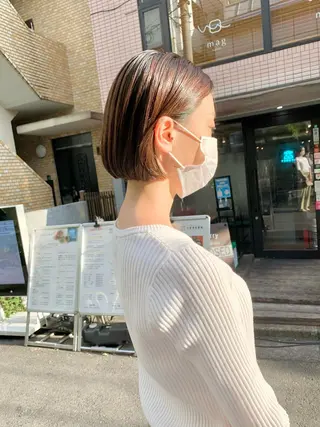 ショート カラー ショート/ボブ /髪質改善/内山翔太のヘアスタイル