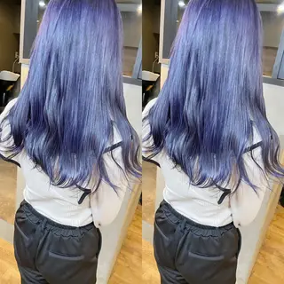 ロング カラー yori SAPPORO所属・yoriダブルカラー 代表すがわらのヘアスタイル