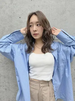 ミディアム 💚Forest Mirror💚のヘアスタイル