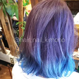 ミディアム カラー EMANON 心斎橋所属・デザインカラー /aiのヘアスタイル