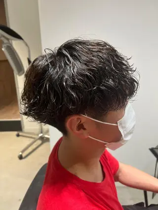 ミディアム パーマ メンズ メンズカットパーマ ✂️ JOYAのヘアスタイル