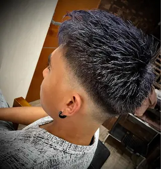 ロング カラー パーマ ヘアアレンジ メンズ キッズ ネイル マツエク・マツパ 北千住10分 肥高　壮汰のヘアスタイル