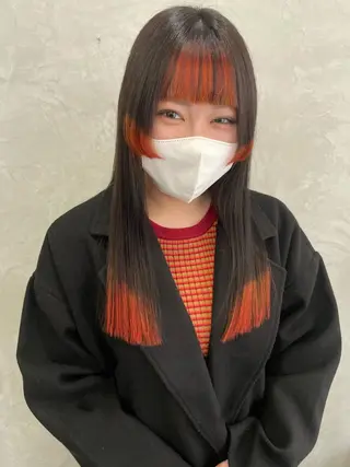 カラー MaisonHALU 松浦光咲のヘアスタイル