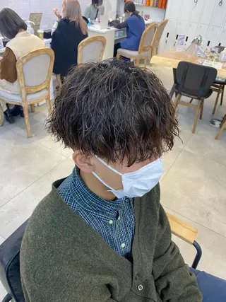 パーマ メンズ 新宿【メンズパーマ】 塩澤太一のヘアスタイル