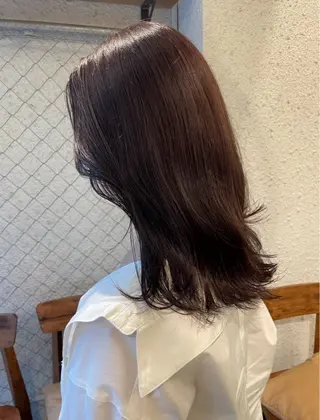 ミディアム カラー SALOWIN下北沢所属・hazuki 🌝のヘアスタイル