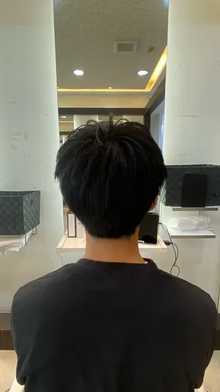 メンズ seina🩰 ブリーチ/ヘアセットのヘアスタイル