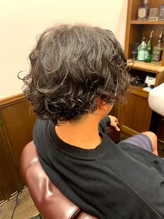 ミディアム パーマ サロン クリエートのヘアスタイル