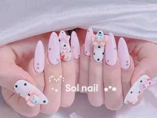 ネイル パラジェル＆フィルイン取り扱いサロンSol Nail所属・Sol Nail ミネのネイルデザイン
