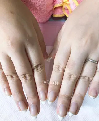 ネイル 北浦和 自爪育成ケアのネイルデザイン