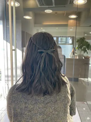 ミディアム 鎌倉/アレンジ/暗髪 /髪質改善/ ユキミのヘアスタイル