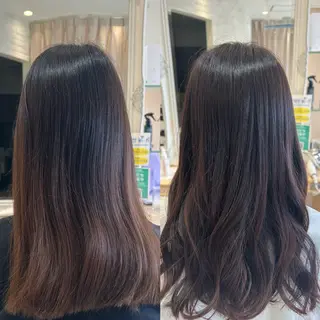 ロング カラー 宮原 佑莉のヘアスタイル