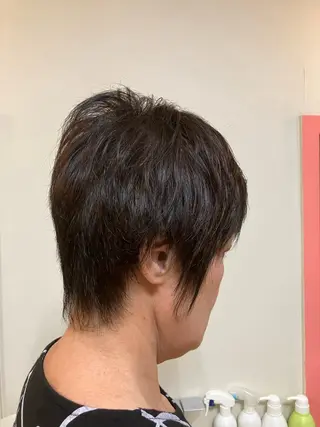 ショート カラー 横田 尚登のヘアスタイル