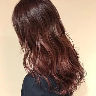 ミディアム カラー AMI Hair  supply所属・髪質改善カラー 韓国風レイヤーのヘアスタイル