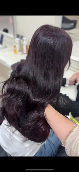 ロング 💗暖色カラー💗 ツヤ髪💗Mayaのヘアスタイル