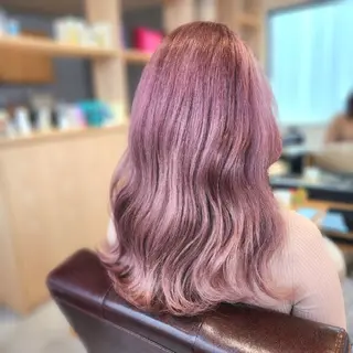セミロング カラー O.hair designers所属・シールエクステ🎀 ホシノ🕒ユウカのヘアスタイル