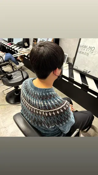 メンズ Hui.所属・縮毛矯正・髪質改善 特化 出納 直起のヘアスタイル