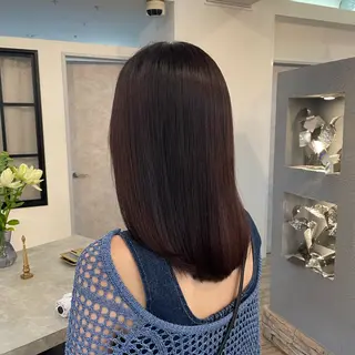 セミロング VISAGE ba.sk 金子詩帆のヘアスタイル