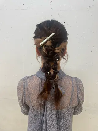 ヘアアレンジ 髪質改善/縮毛/新宿 🫧SUZUKA🫧のヘアスタイル