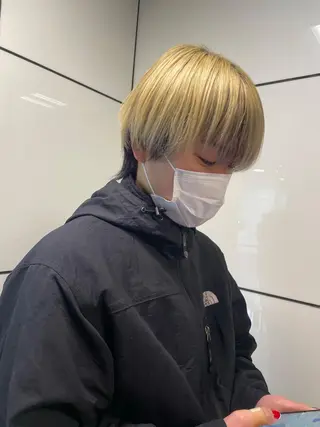 メンズ メンズ/艶髪/カラー サクラ🌸のヘアスタイル