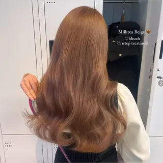 カラー ayaka♡ 柔らかカラーのヘアスタイル