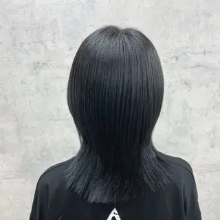 セミロング カラー JUNSHIN🦋 ヘアセット／カラーのヘアスタイル