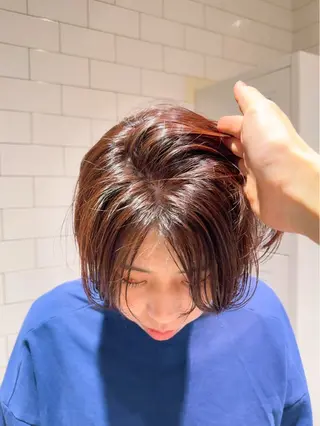 カラー ブリーチ特化/ 銀座/シンヤのヘアスタイル